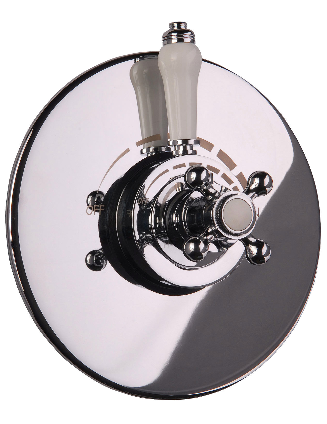 Mayfair Traditional Round Plate Thermostatic Shower Valve RDL225