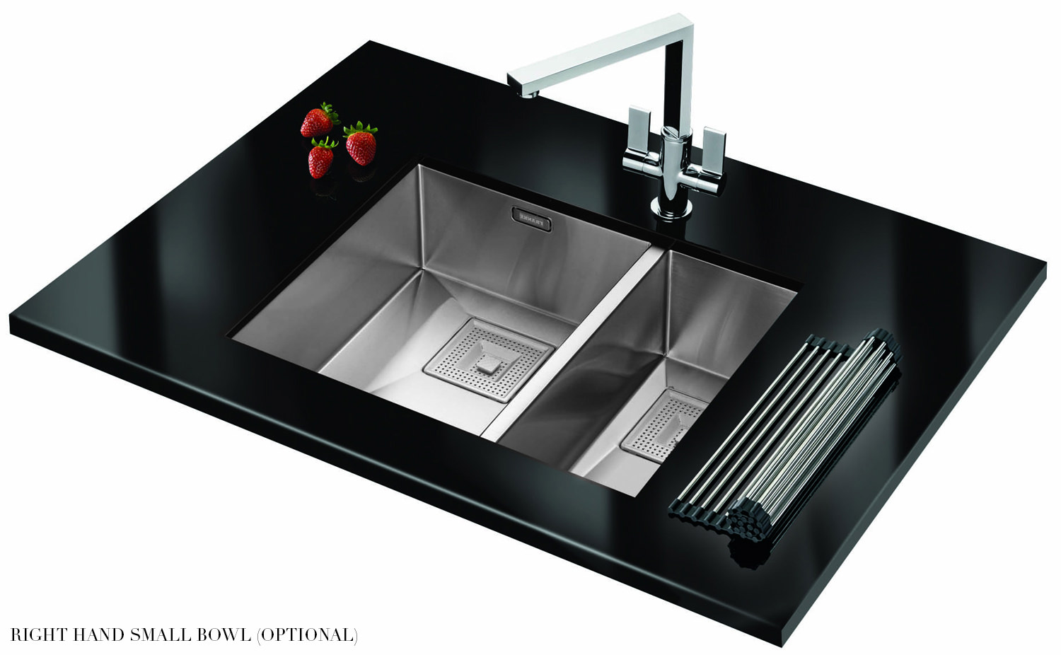 Franke Peak PKX 160 3418 Stainless Steel 1.5 Bowl Undermount Sink