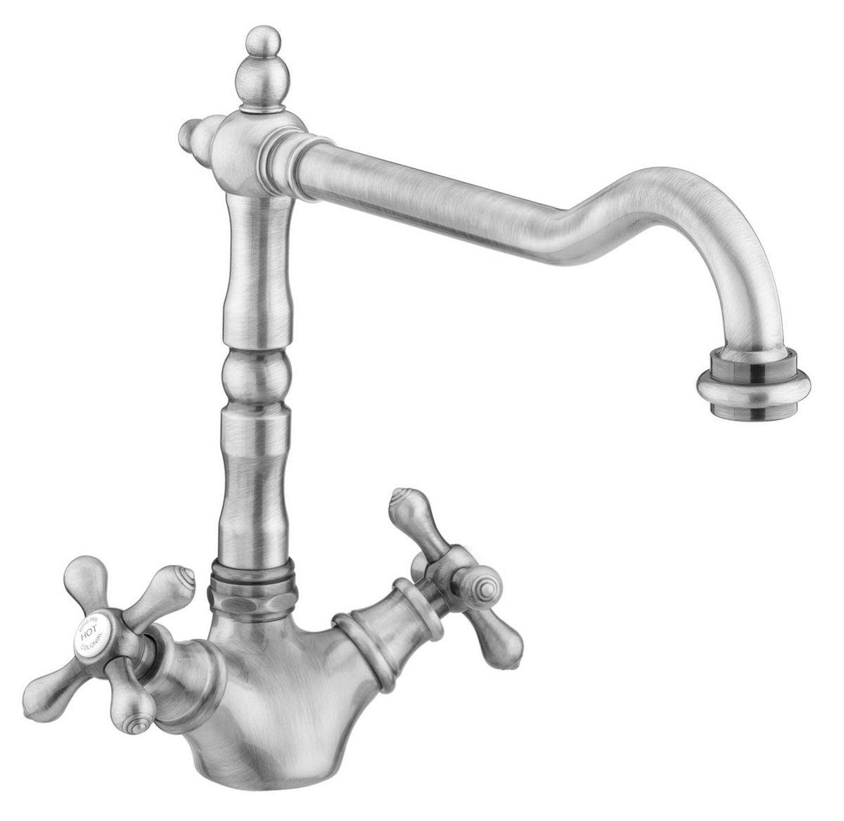 Bristan Colonial Monobloc Sink Mixer Tap Chrome - K SNK C