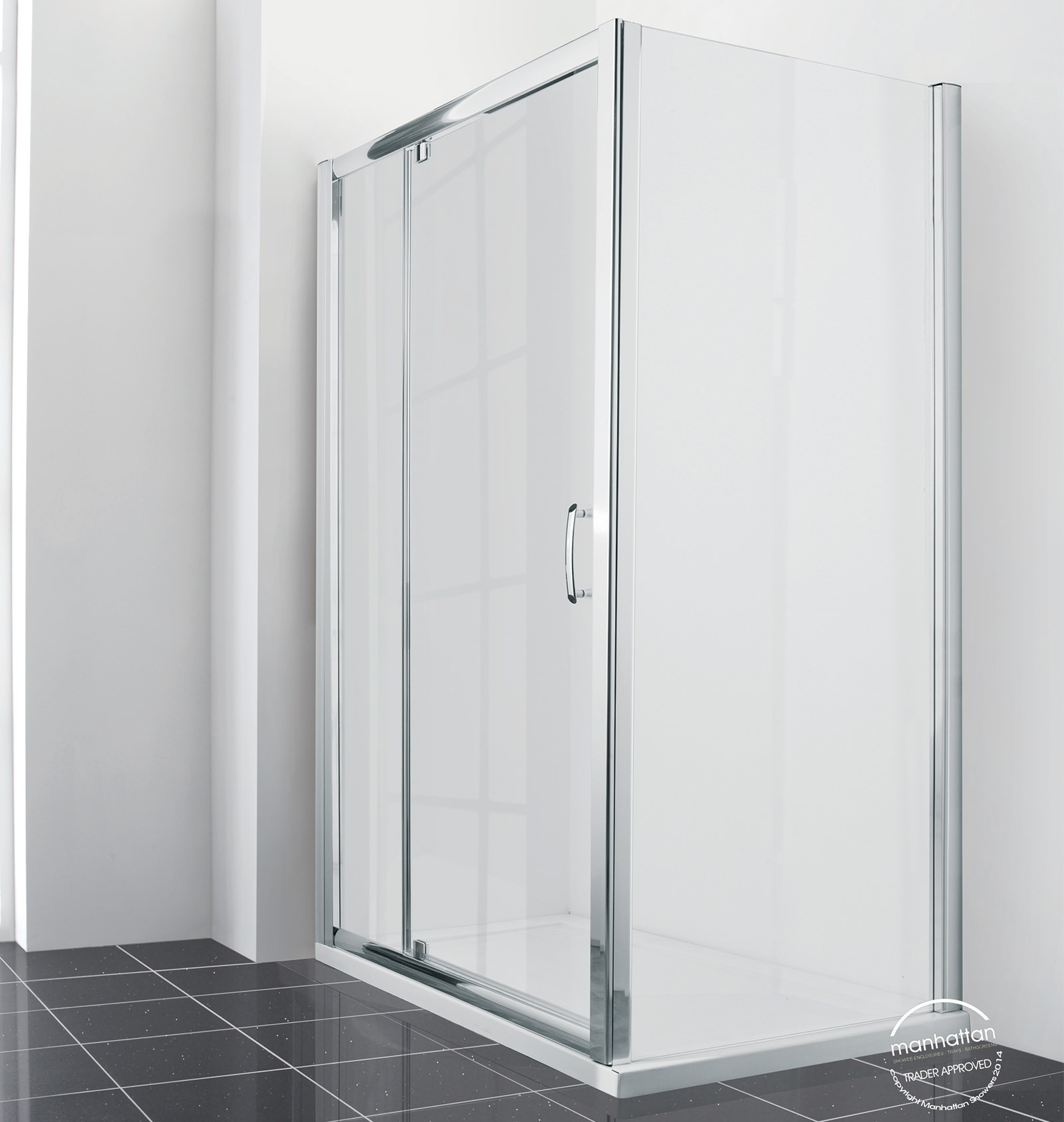 Manhattan New Era 6 Extended Pivot Shower Door 1400mm