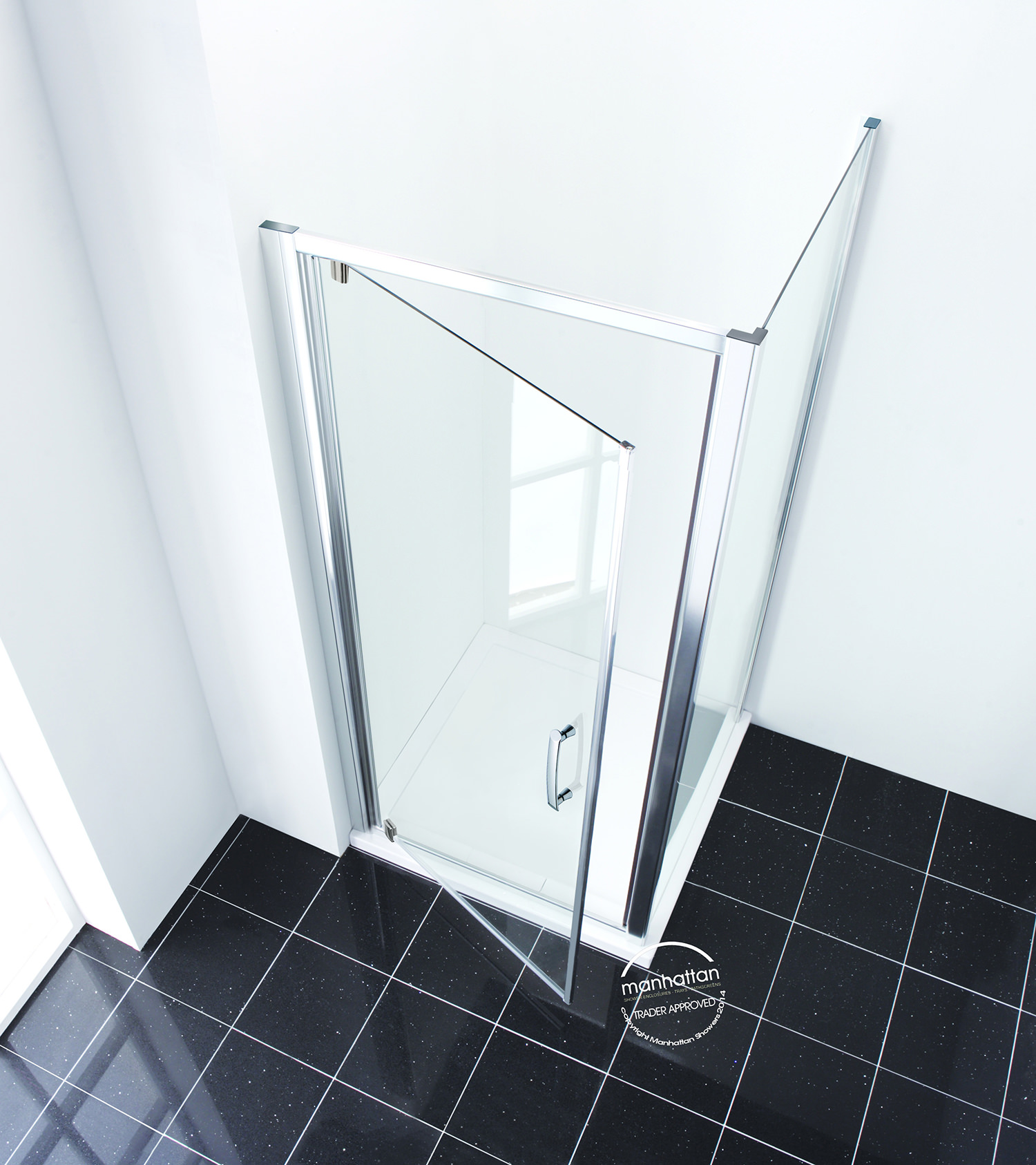 Manhattan New Era 6 Pivot Shower Door 900mm C90P4860NCC