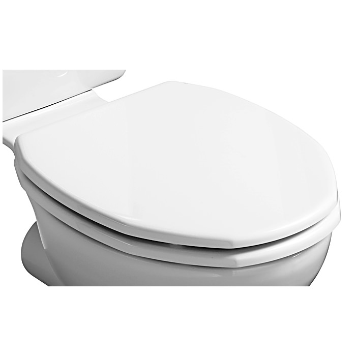 Ideal Standard Plaza WC Seat And Cover With Chrome Hinges White