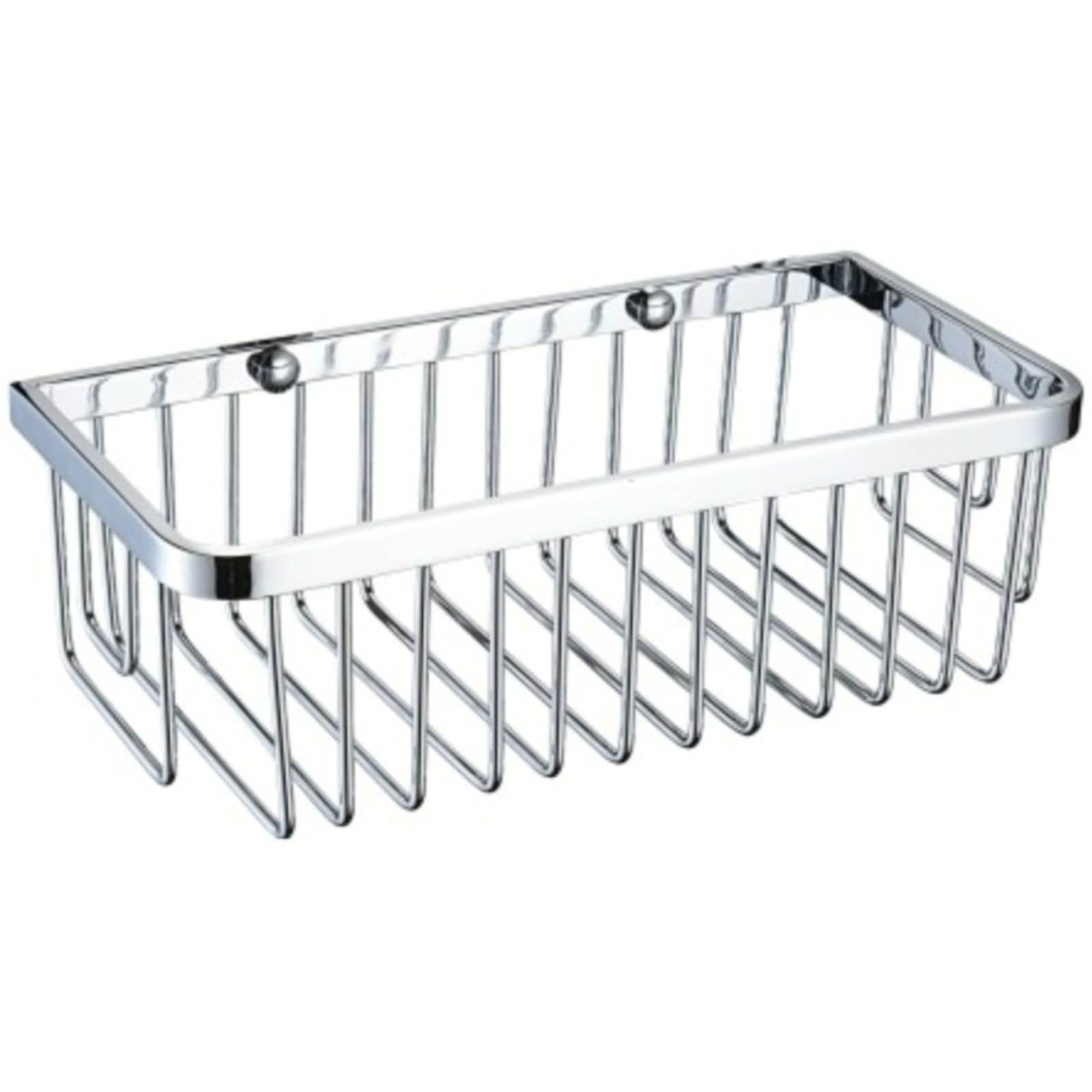 Heritage 250 x 120mm Rectangular Chrome Wire Basket ACOB01C