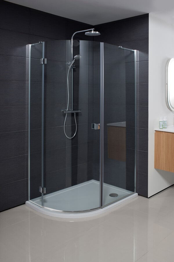 Crosswater Design Mm High Single Door Offset Quadrant Shower