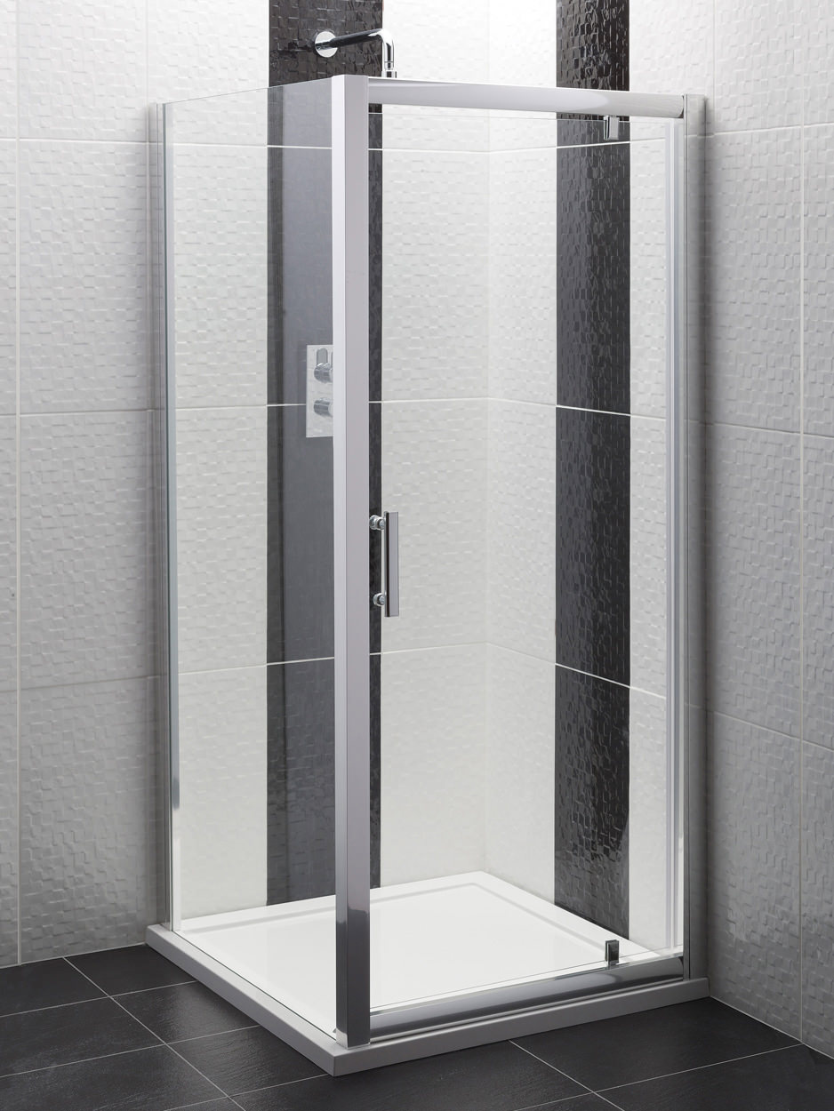 Beo Framed Pivot Shower Door 800mm AQPD80