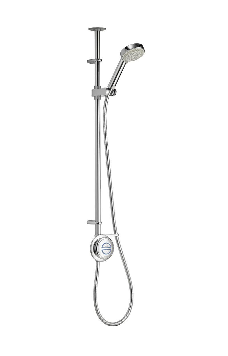 Aqualisa Quartz Digital Exposed Shower With Adjustable Head Gravity