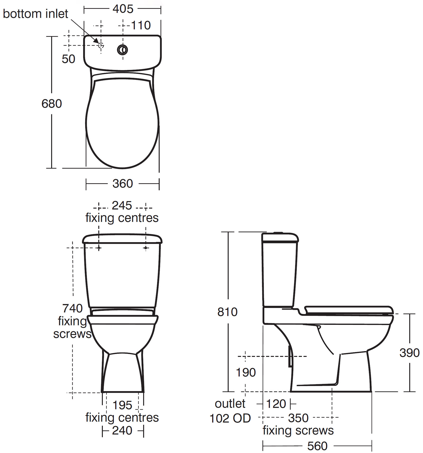 How Big Is A Toilet At Hilary Green Blog