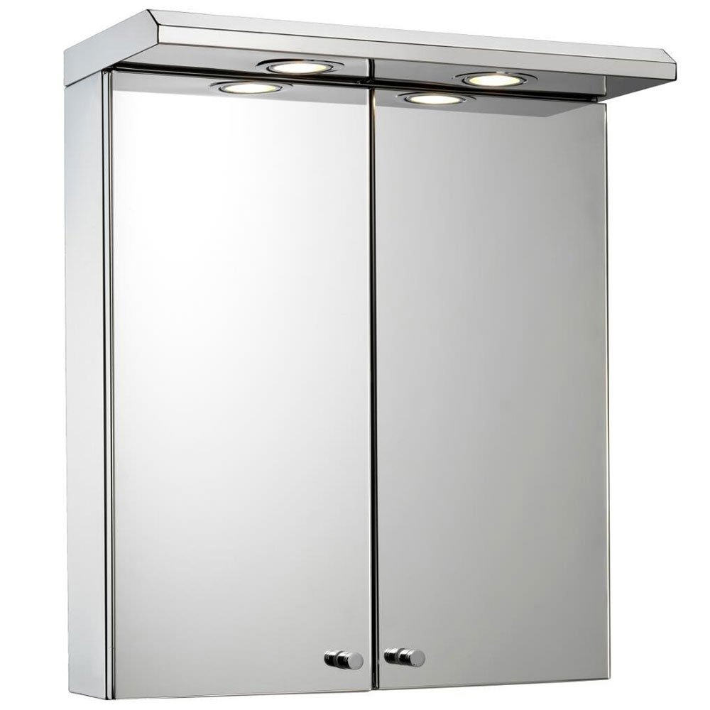Croydex Shire Double Door Illuminated With Shaver Socket