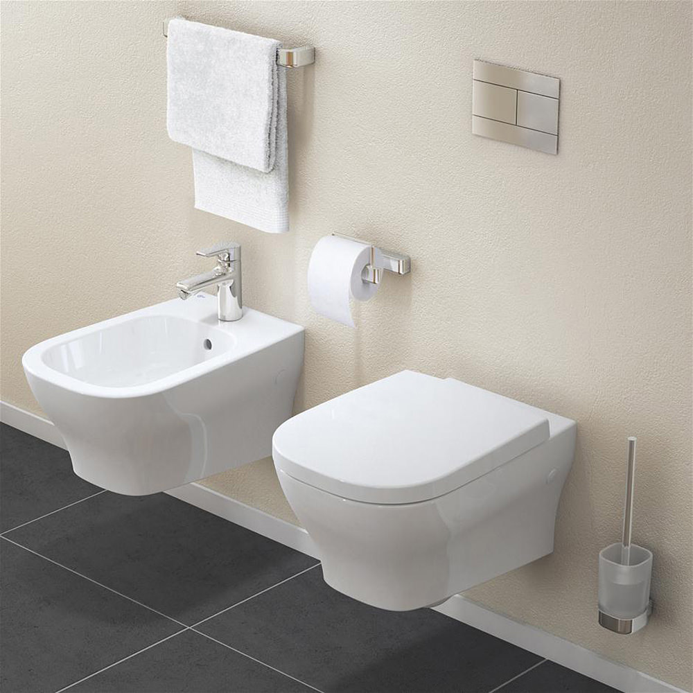 Ideal Standard Softmood Wall Hung Wc Pan With Seat And Cover Mm