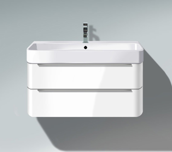 Duravit Happy D2 775mm Wall Mounted White Vanity Unit With Basin
