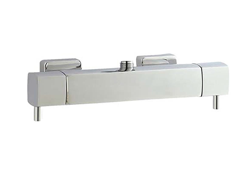 Balterley Square Thermostatic Exposed Bar Shower Valve Chrome