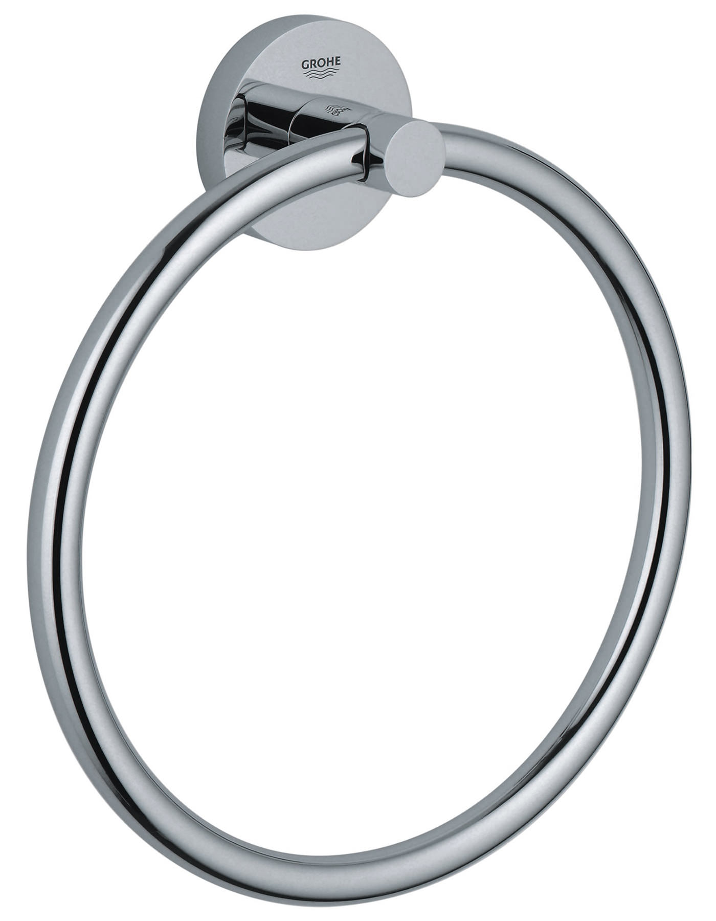 Grohe Essentials Chrome Towel Ring 40365 000
