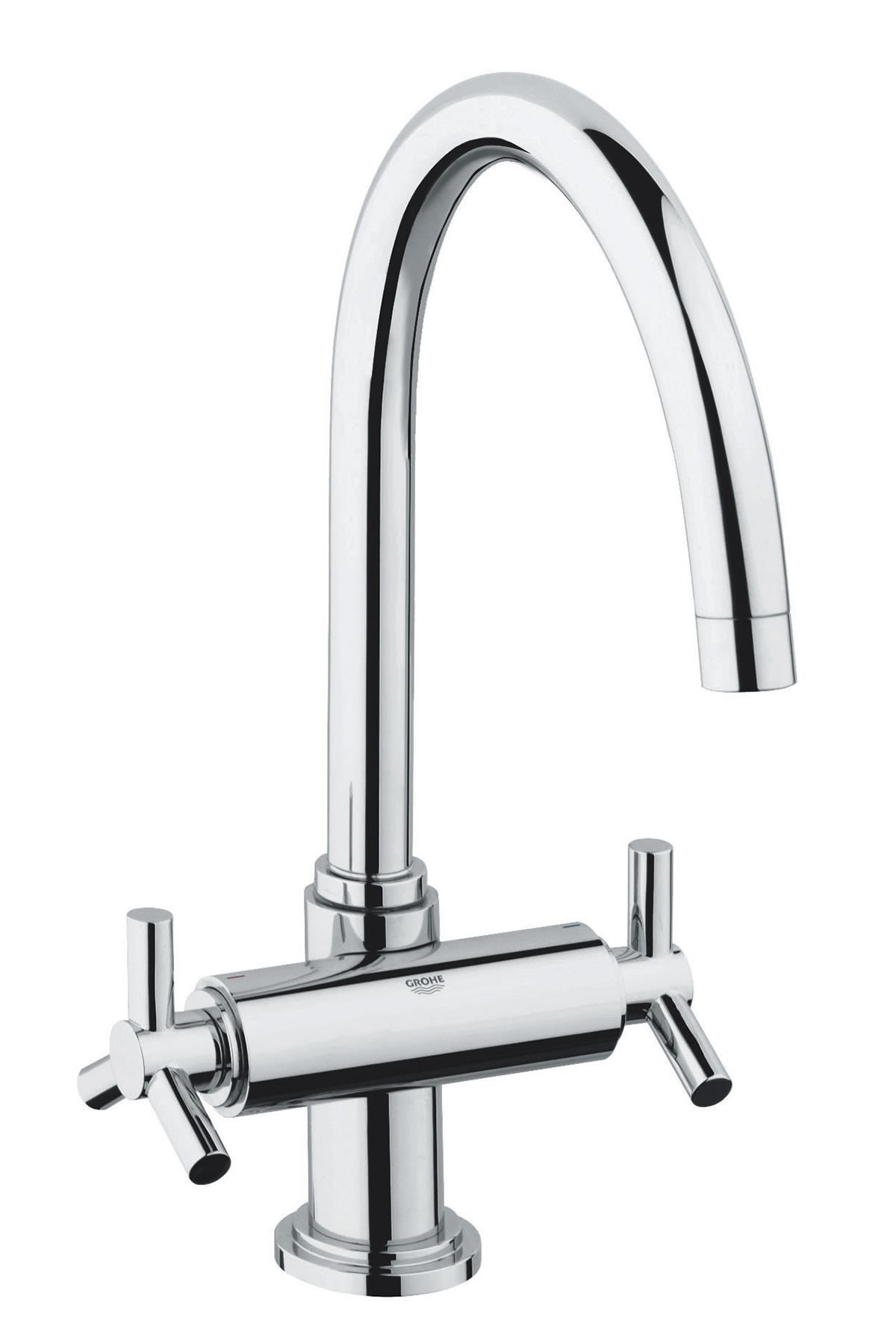 Grohe Atrio 2 Handle Sink Mixer Tap With Swivel Tubular Spout