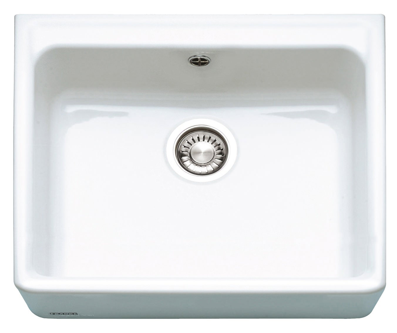 Franke Belfast VBK 710 White Ceramic 1.0 Bowl Kitchen Sink Image