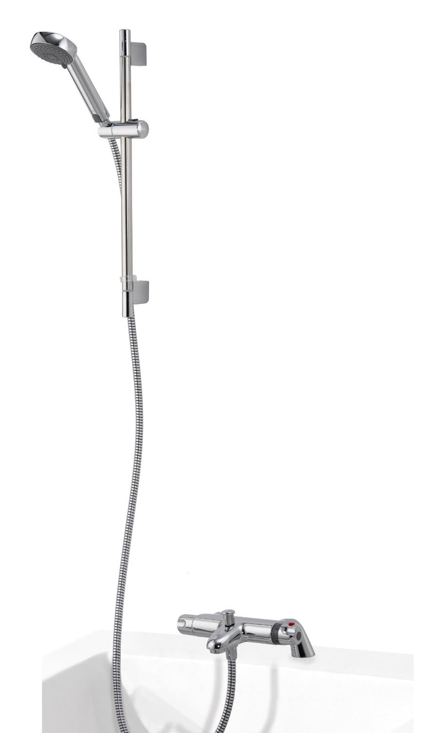 Aqualisa Midas 100 Thermostatic Bath Shower Mixer With Kit - MD100BSM