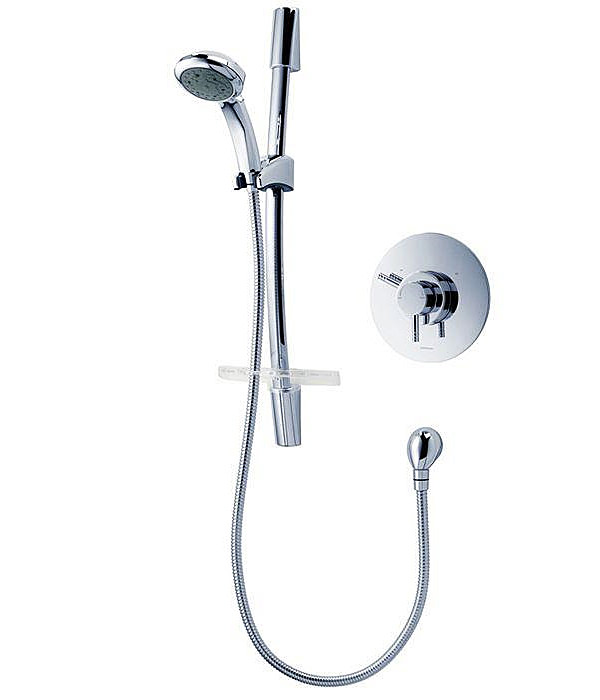 Triton Unichrome Thames Thermostatic Shower And Kit UNTHBTCM