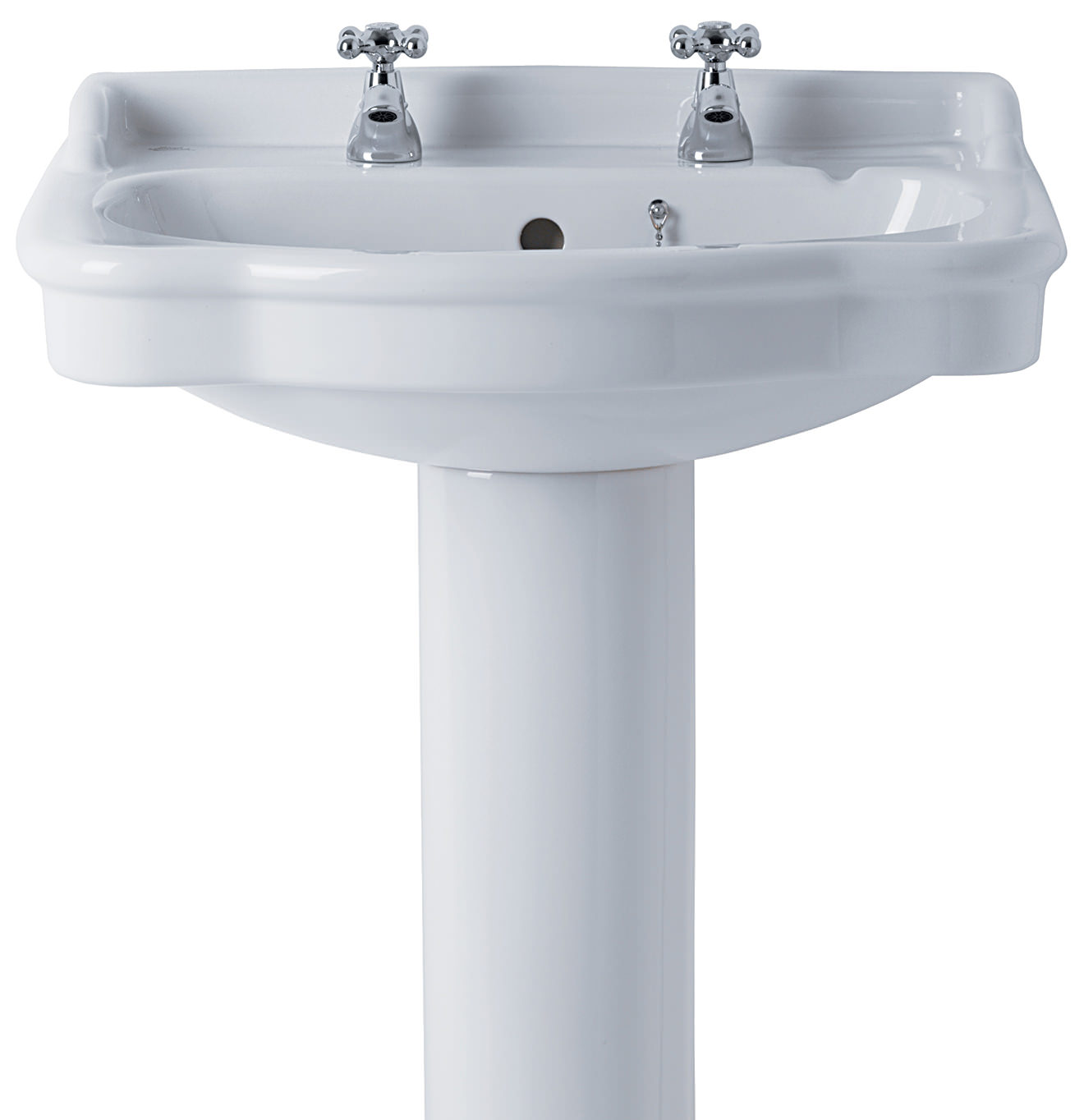 Ideal Standard Reflections Pedestal Basin 600mm E472001