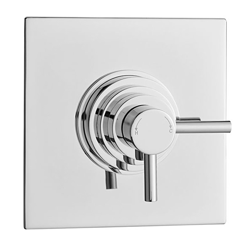 Lauren Minimalist Lever Dual Concealed Thermostatic Shower Valve JTY025