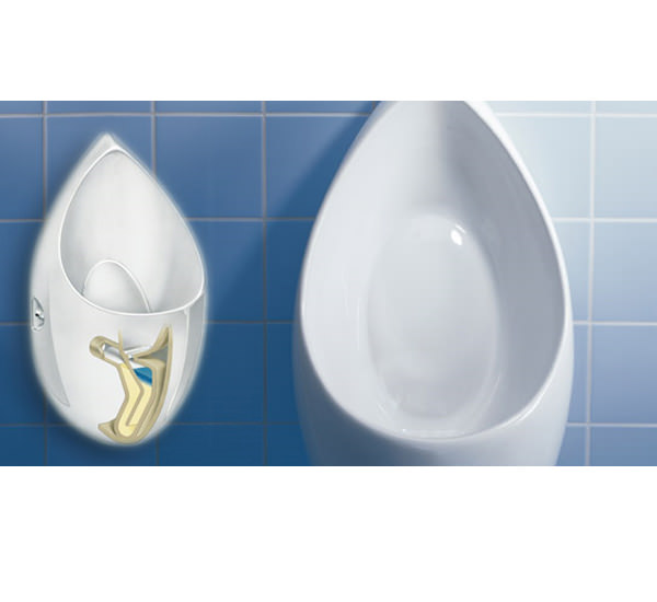 Duravit Urinals Urinal McDry 365 x 335mm Waterless 0844360000