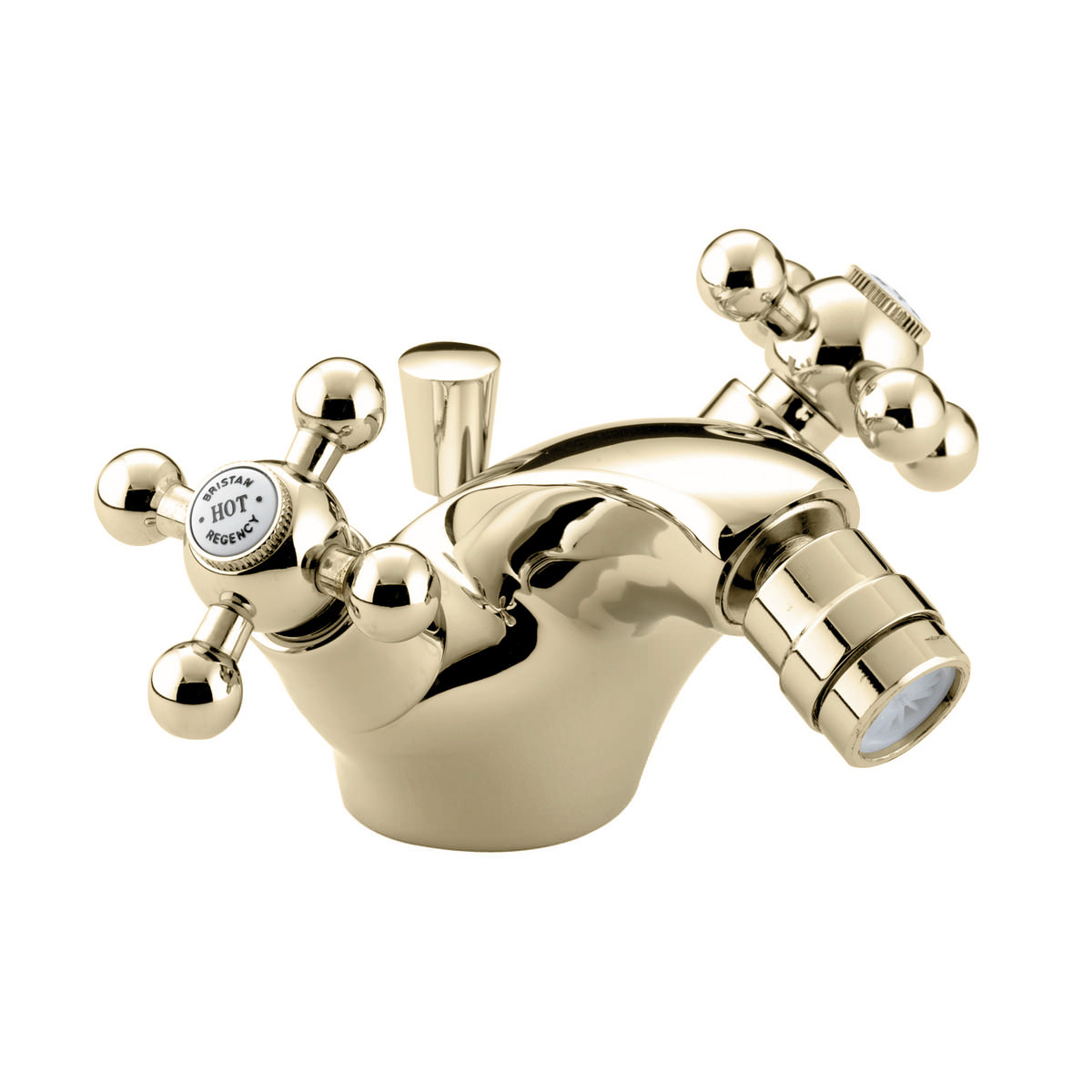 Bristan Regency Mono Bidet Mixer Tap Gold Plated R BID G