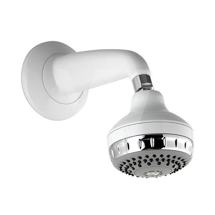 Aqualisa Varispray Concealed Fixed Shower Head White Chrome 99.50.21