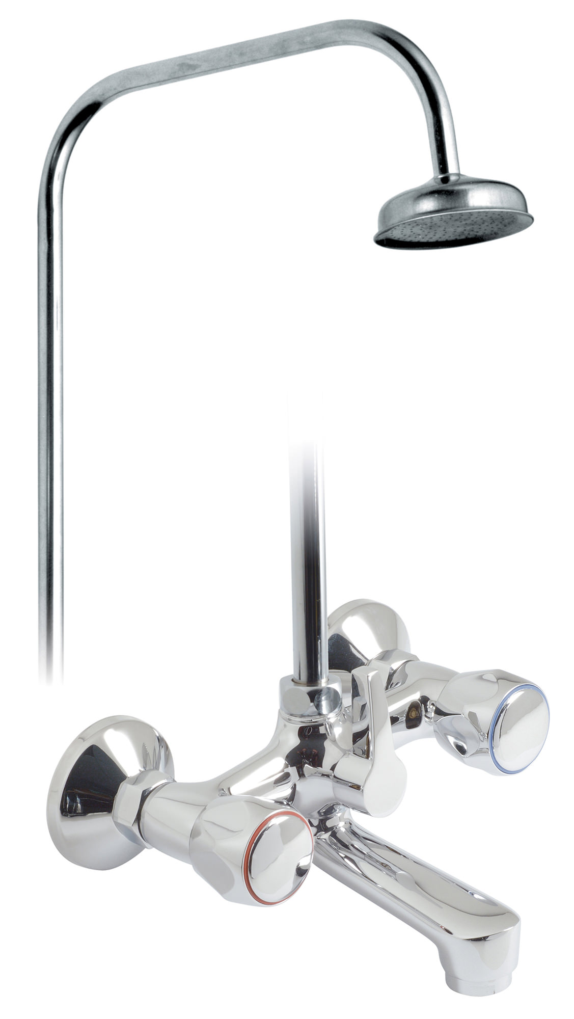 Vado Astra Exposed Bath Shower Mixer Tap With Rigid Riser AST121/R
