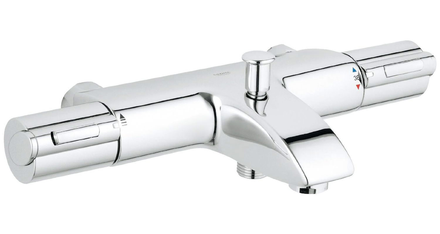 Grohe Grohtherm 1000 Thermostatic Bath Shower Mixer Chrome 34156000
