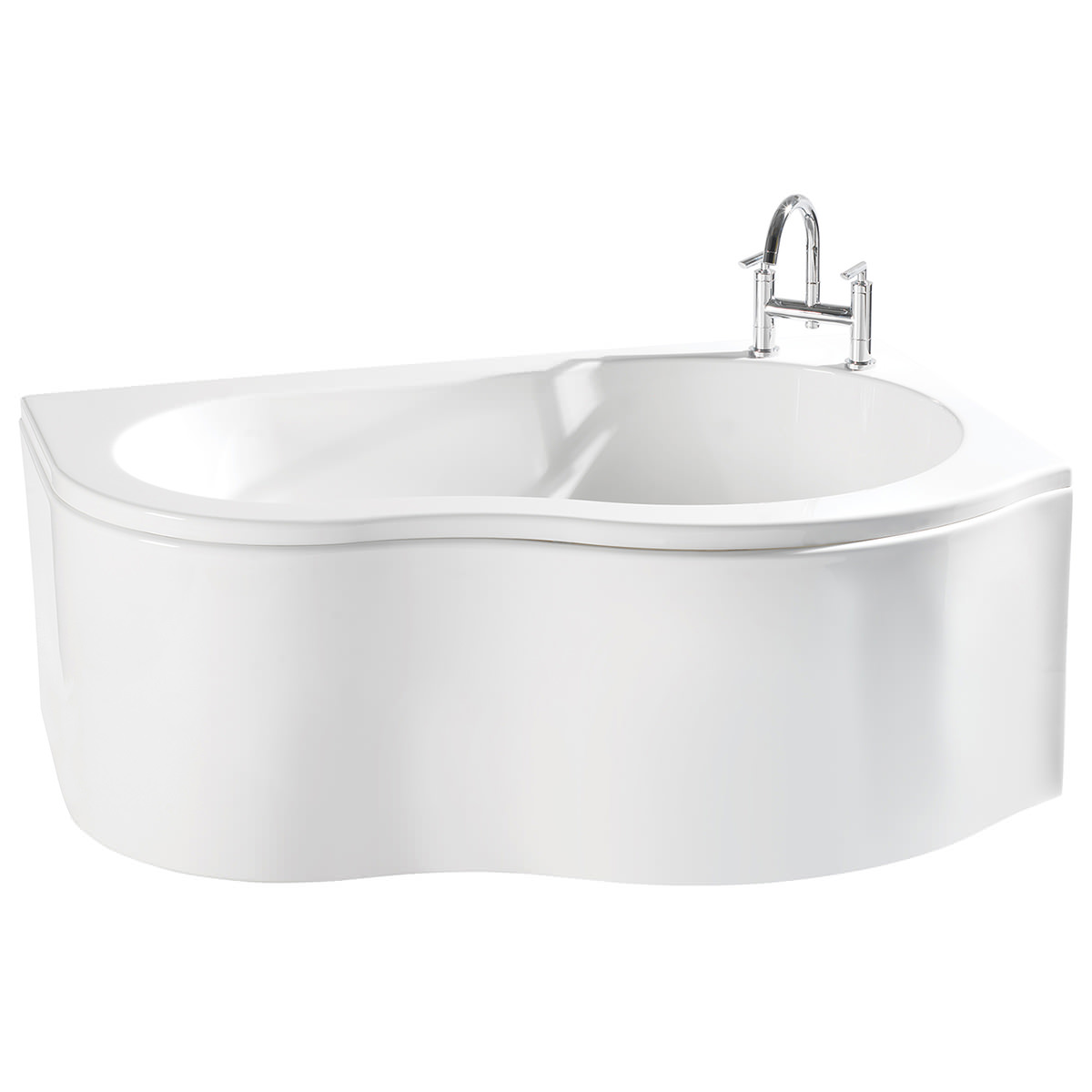 Beo Nuvo Corner Bath 1500 x 1000mm BES012