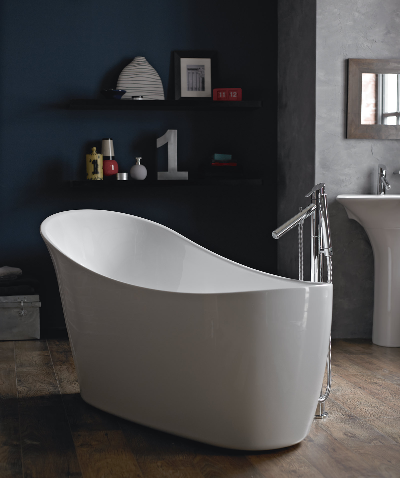 Heritage Polperro Freestanding Slipper Bath 1590 x 680mm BKFSW01