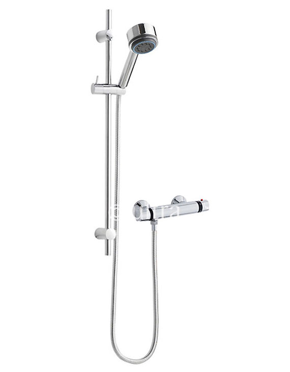 Ultra Thermostatic Bar Shower Valve With Slide Rail Kit