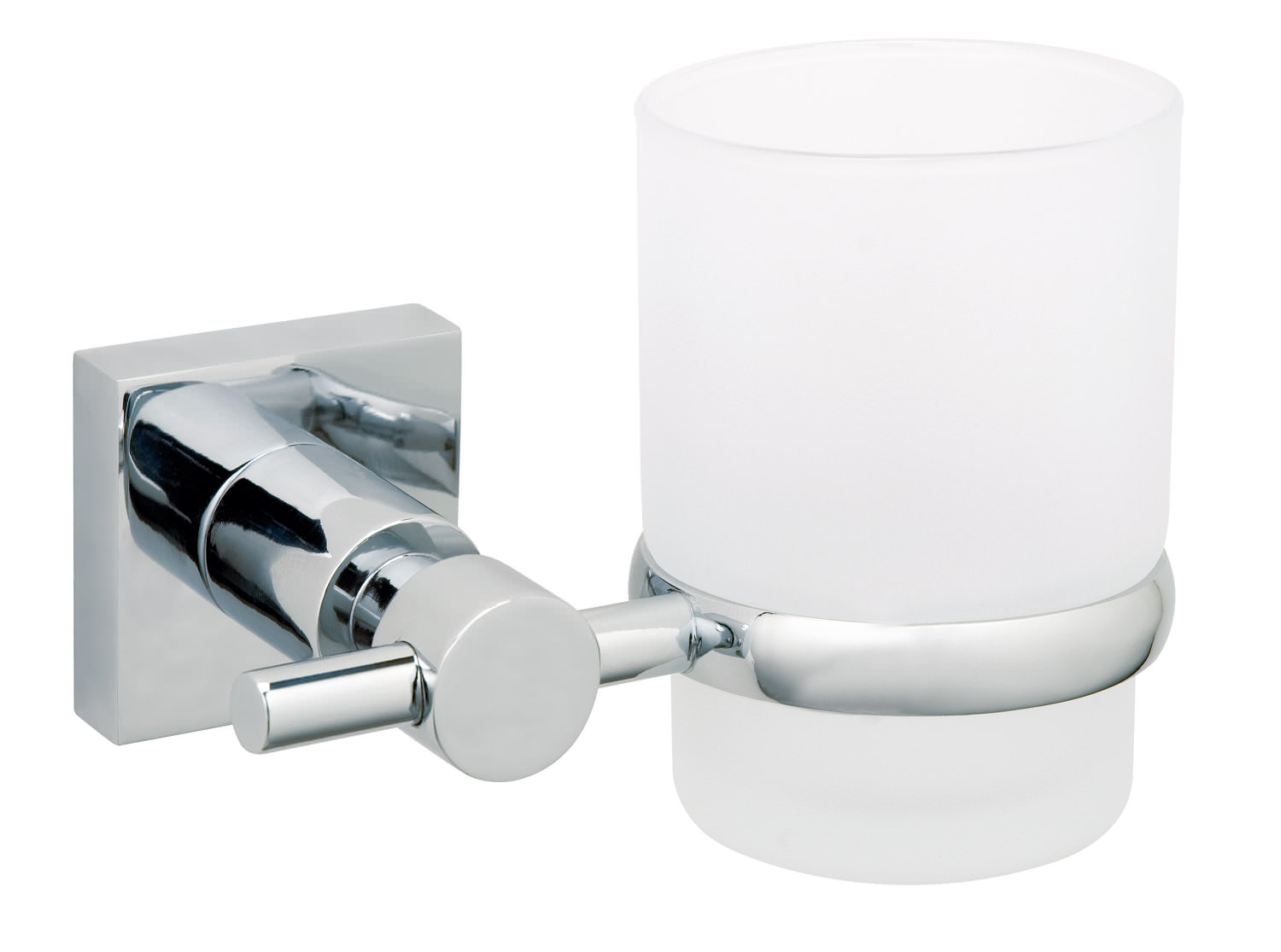 Red Dot Hukk Chrome Plated Drinking Glass Holder HU145