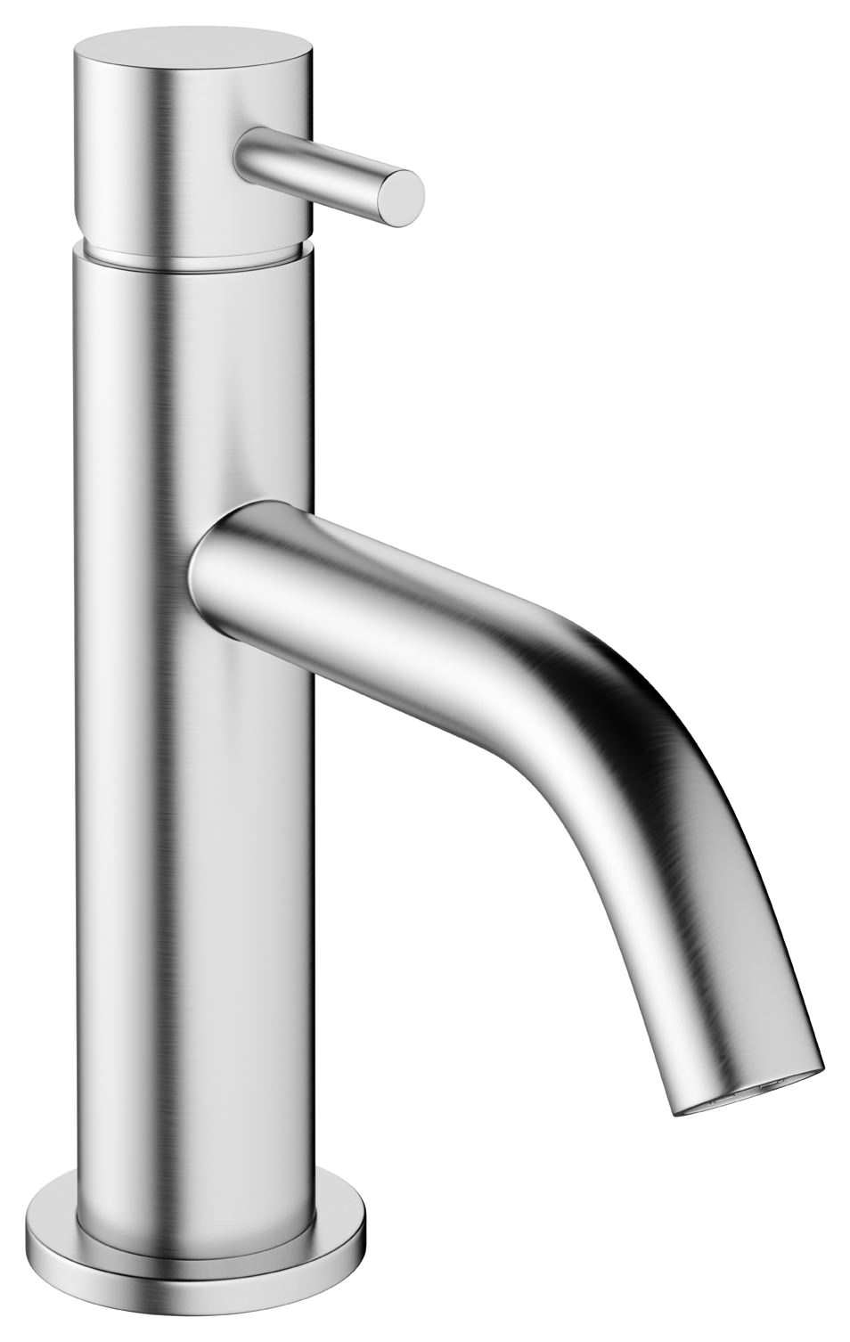 Crosswater Mike Pro Brushed Chrome Monobloc Basin Mixer Tap PRO110DNJ