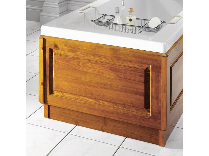 Silverdale Universal Bath End Panel 750mm Light Oak VTPNL075LOK
