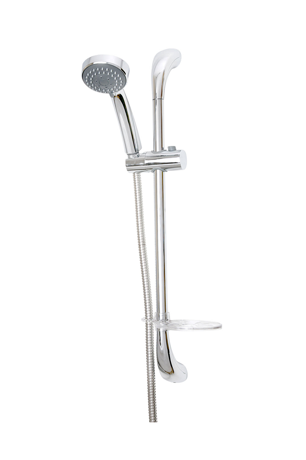 Triton Connor Riser Rail Kit With Lara Shower Head Chrome