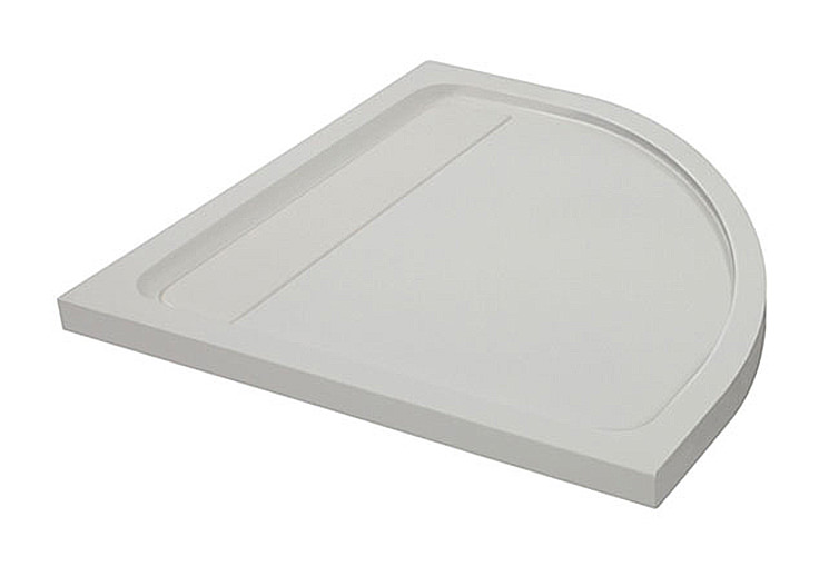 Just Trays JTNatural White Quadrant Shower Tray 800 x 800mm