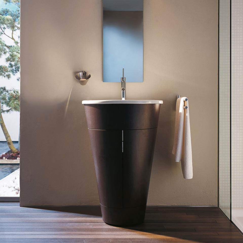 vanity 7' bathroom Vanity 580mm And Floorstanding Starck Unit Duravit 560mm