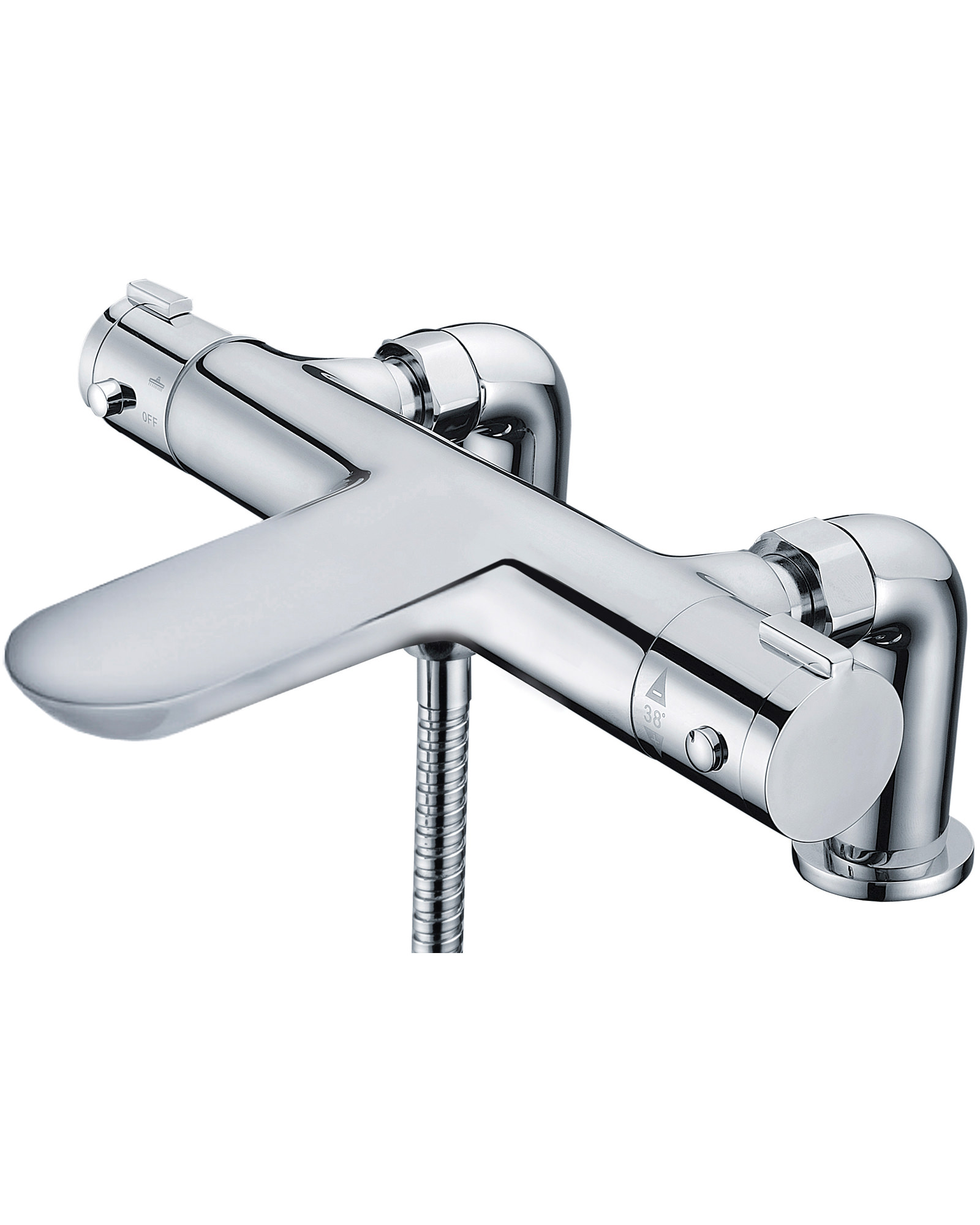 thermostatic bath shower mixer taps deck mounted toolstation