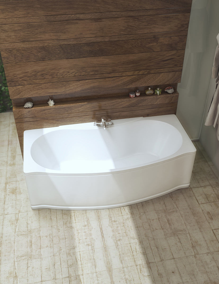trojan emerald slipper bath 1700