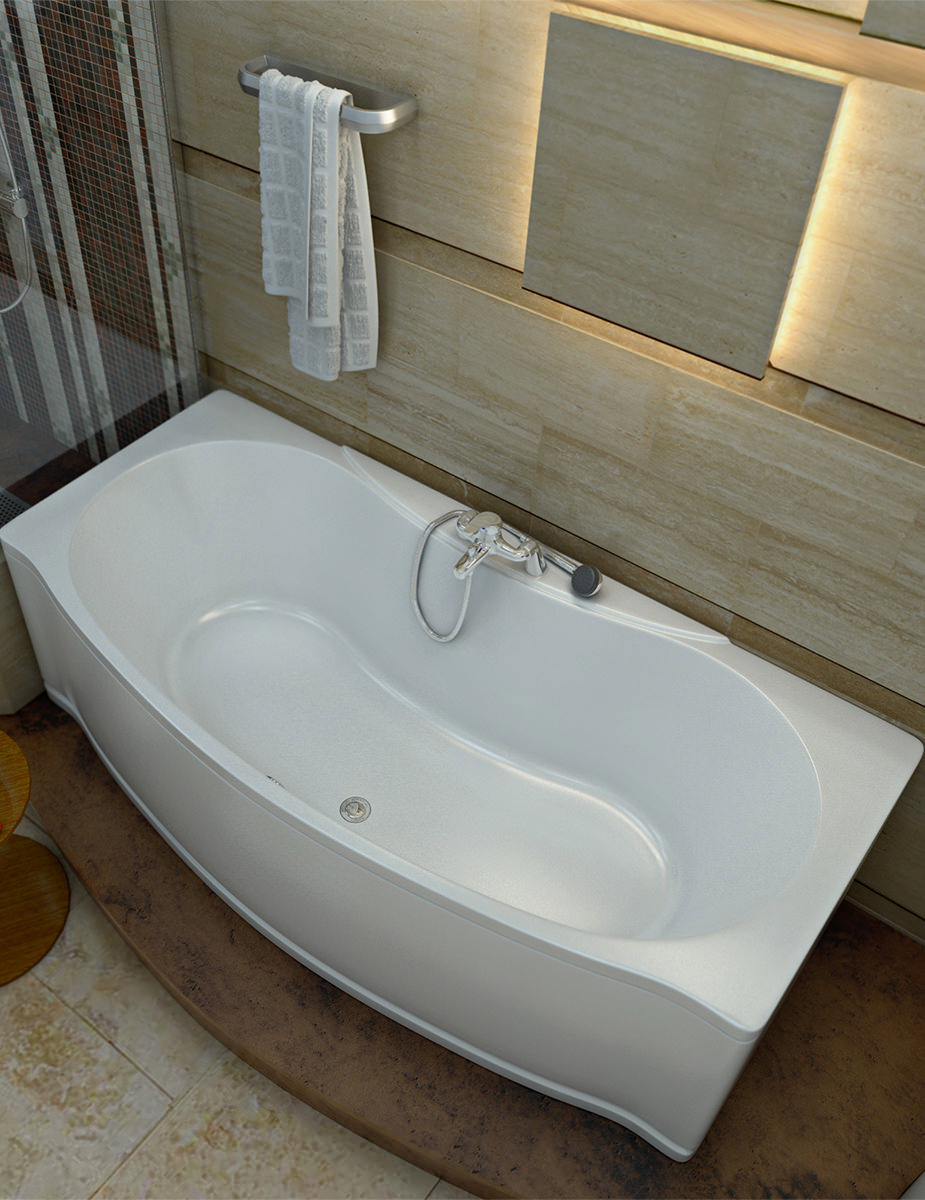 trojan emerald slipper bath 1700