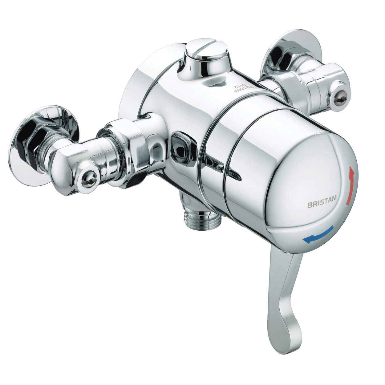 Gummers Opac Thermostatic Exposed Shower Valve With Isolation Elbow