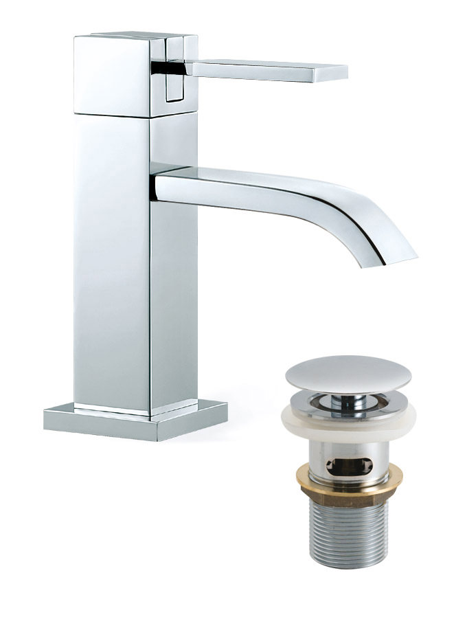 Vado Instinct Mono Basin Mixer Tap With ClicClac Waste INS100/CCC/P