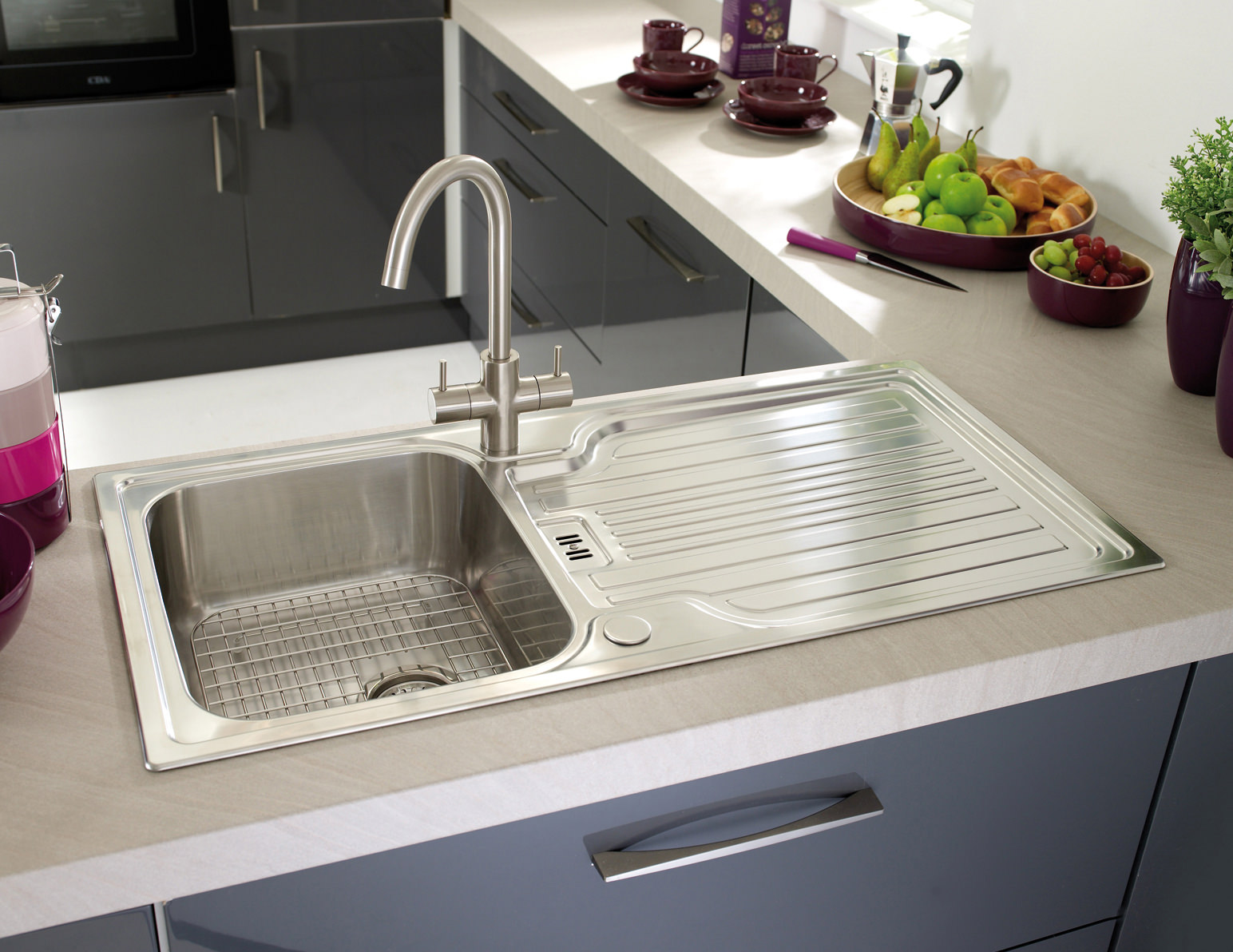 Astracast Montreux 1.0 Bowl Stainless Steel Inset Sink And Accessories