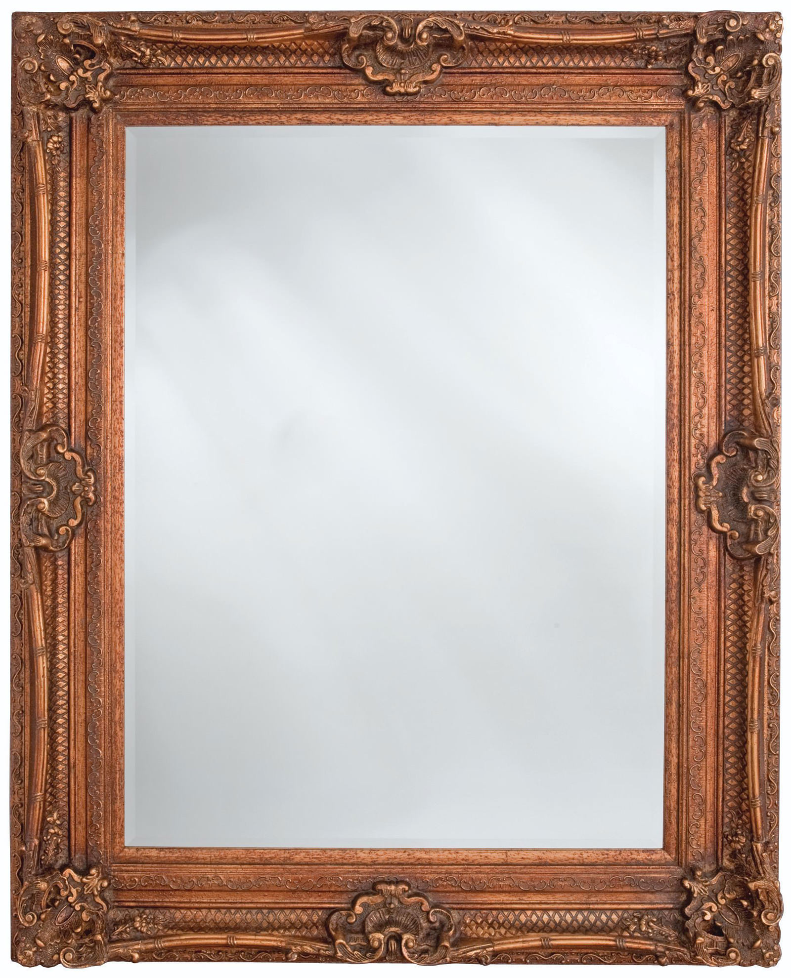 Heritage Chesham Burnished Gold Wooden Framed Mirror 990 x 1300mm MUMAG01