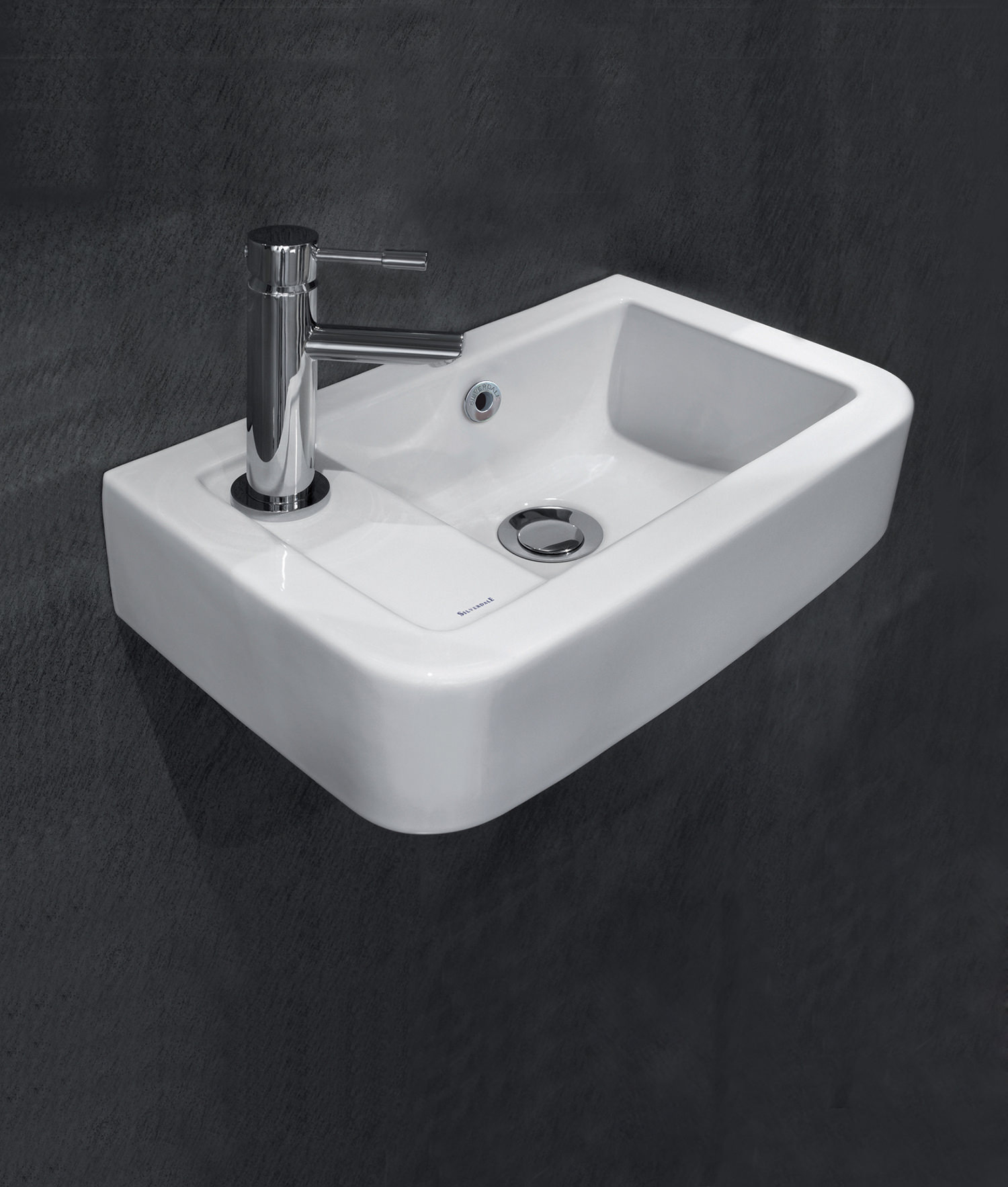 Uncategorized Smallest Hand Basin space saver wash basins qs supplies silverdale henley 410mm 1 tap hole left hand micro basin