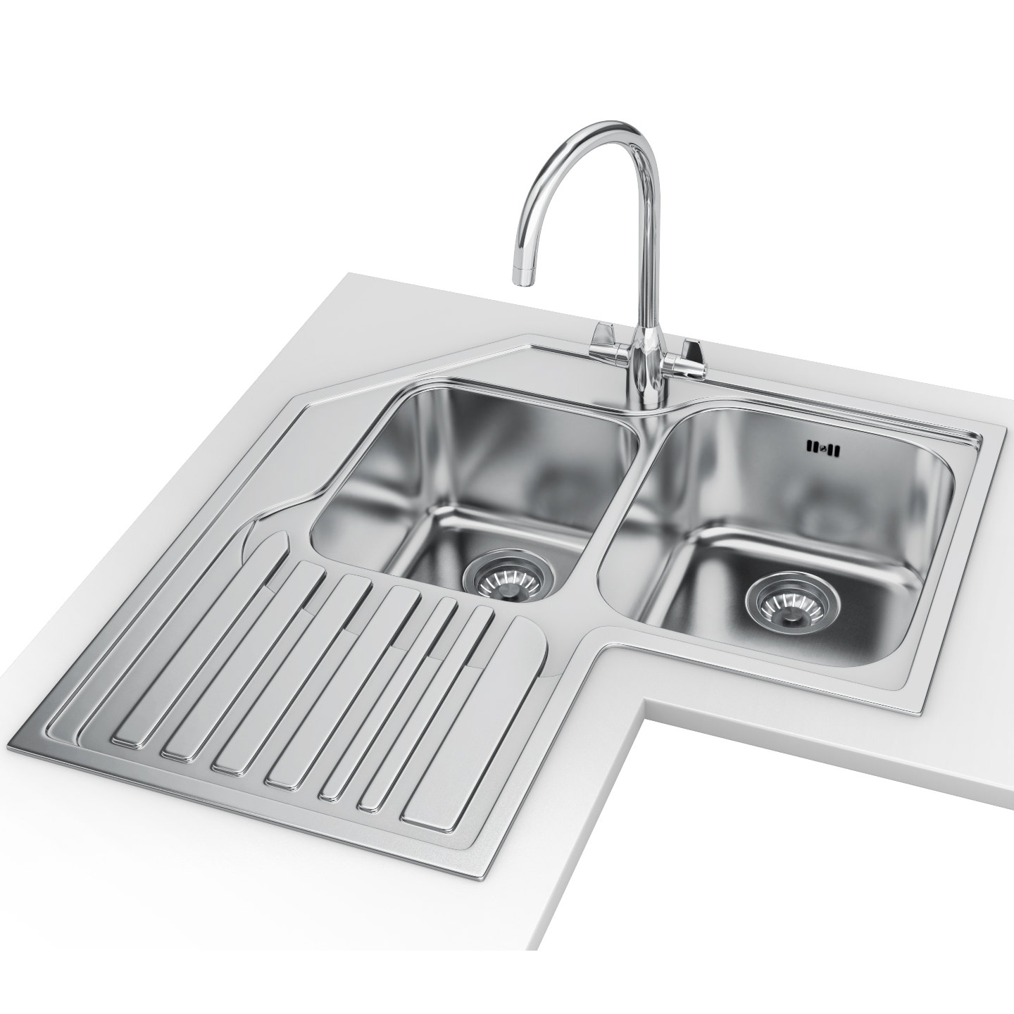 Franke Studio Stx 621 E Stainless Steel Corner Inset Sink 1010001045