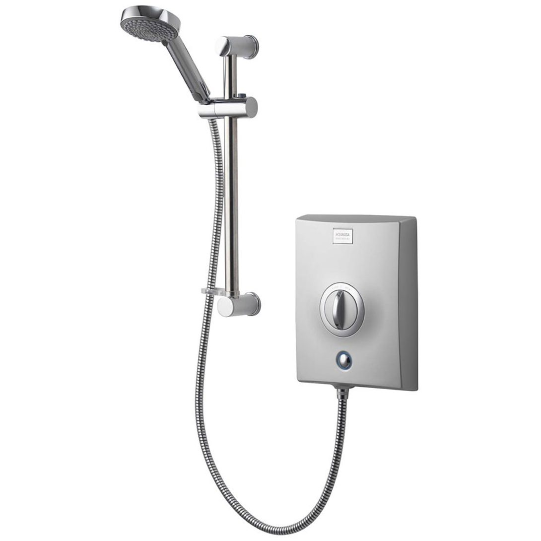 Aqualisa Quartz Chrome Electric Shower 9.5kW QZE9501 White