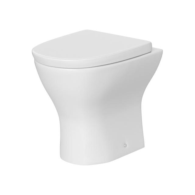 Lauren Saffron BackToWall WC Pan 494mm And Seat NCG206, NCG299
