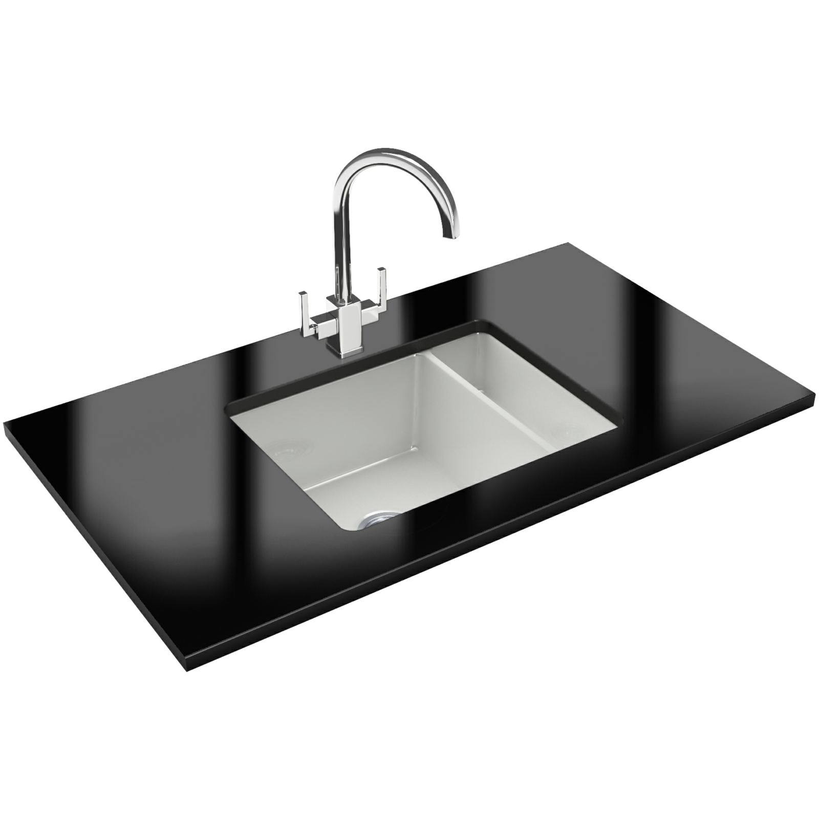 Franke Kubus Designer Pack Kbk 160 Ceramic Kitchen Sink And Tap