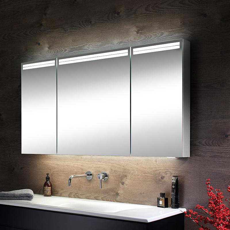 Schneider Arangaline 3 Door Mirror Cabinet 1000mm