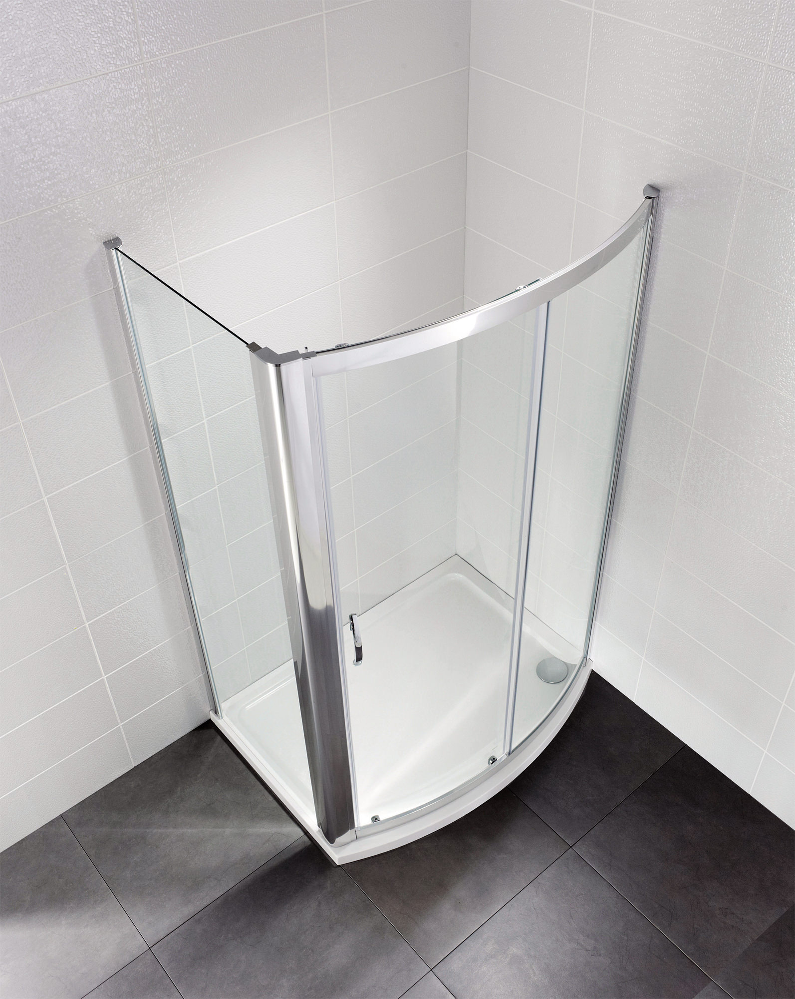 April Identiti2 1200mm Bow Fronted Sliding Shower Door AP9467S